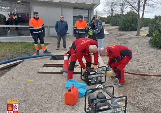 Evacuada una residencia de mayores en Valladolid por una inundación