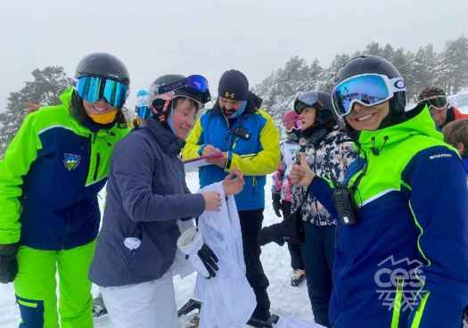 El CES vuelve a celebrar su campeonato social en punto de nieve de Santa Inés