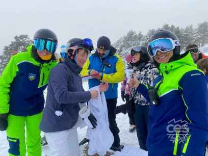 El CES vuelve a celebrar su campeonato social en punto de nieve de Santa Inés