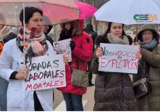 El 29 por ciento de médicos de Soria secundan primera jornada de huelga