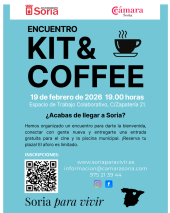 La Cámara anima a recién llegados a Soria a participar en Kit & Coffee