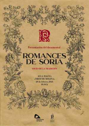 Diputación estrena este viernes un documental sobre los Romances de Soria