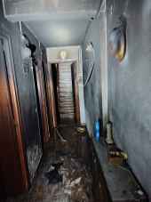 Bomberos de la Diputación intervienen en incendio de vivienda en Matanza de Soria