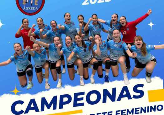 El Balonmano Ágreda cadete femenino, campeón en Liga riojana