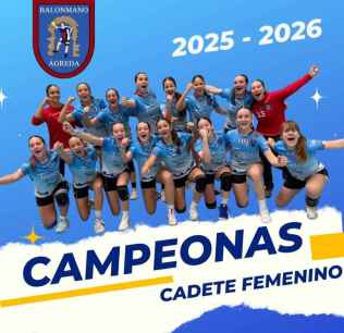 El Balonmano Ágreda cadete femenino, campeón en Liga riojana