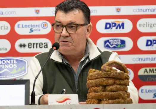 El presidente del Numancia descarta ascenso directo y pide unión para play-off