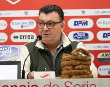 El presidente del Numancia descarta ascenso directo y pide unión para play-off