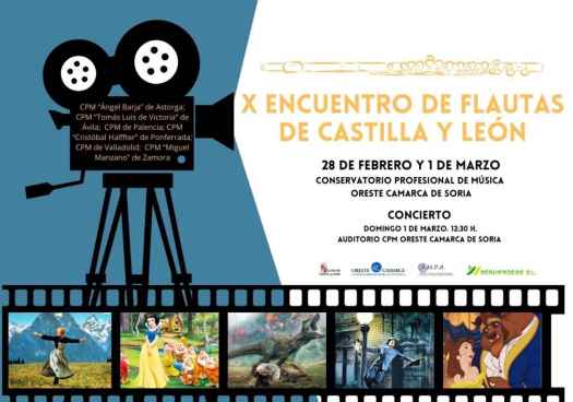 El Conservatorio "Oreste Camarca" acoge X Encuentro de Flautas de Castilla y León