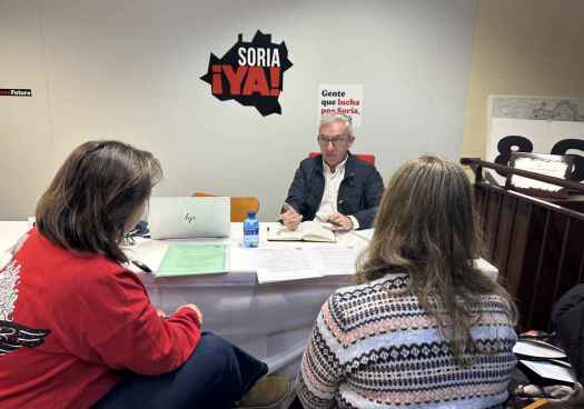 Soria ¡YA! exige mejoras en comedores escolares y transporte escolar tras reunión con FEDAMPA