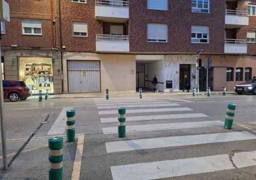 Almazán estrena cinco pasos de peatones inteligentes 