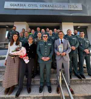 La Comandancia de la Guardia Civil de Soria homenajea al comandante José María Galera