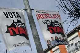 Los carteles electorales llegan a Soria para las elecciones autonómicas