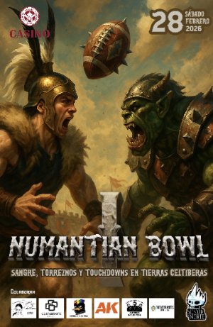 Primer torneo de la provincia de Numantian Bowl este sábado en el Casino