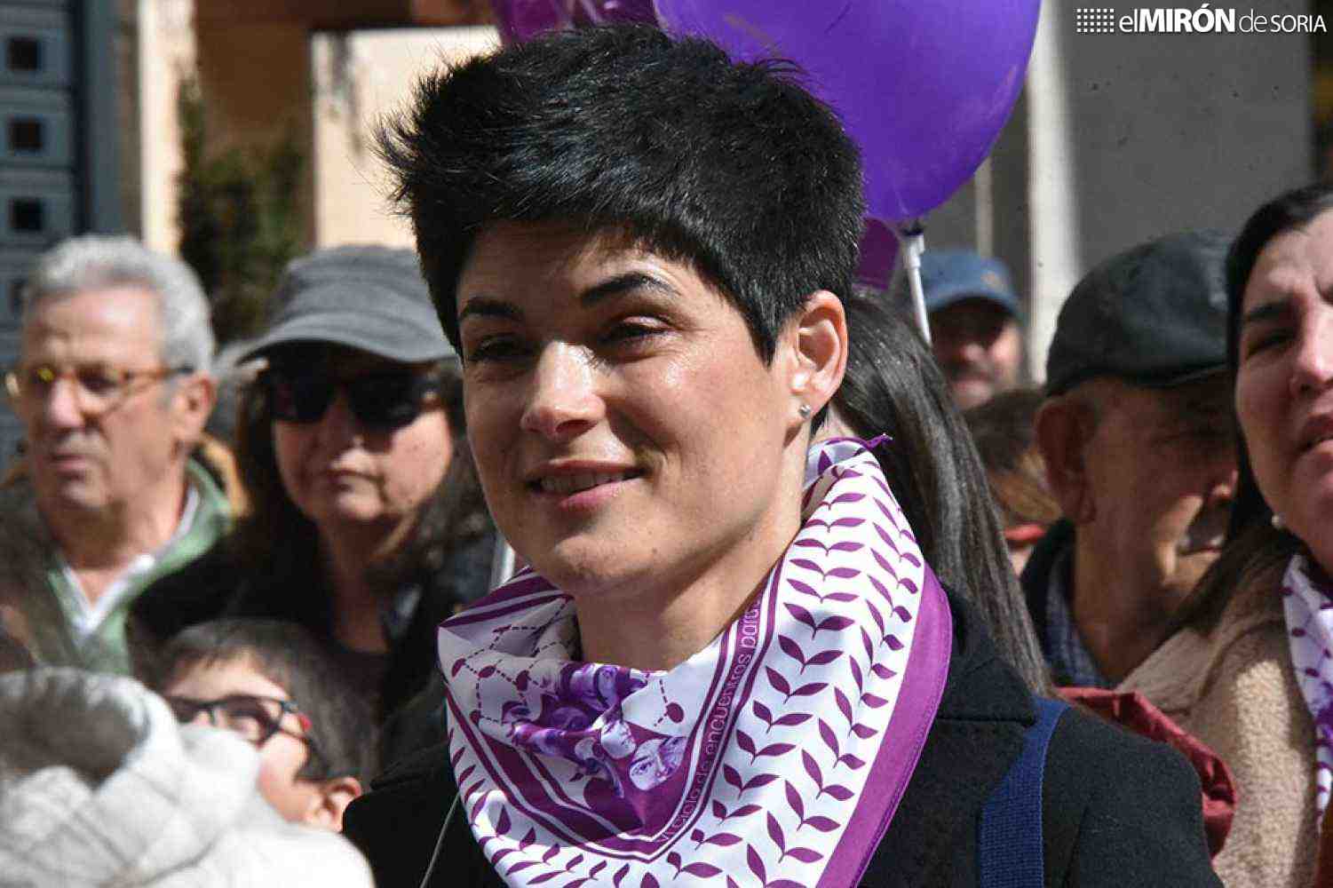 Un millar de personas piden más igualdad en Soria en el Día de la Mujer