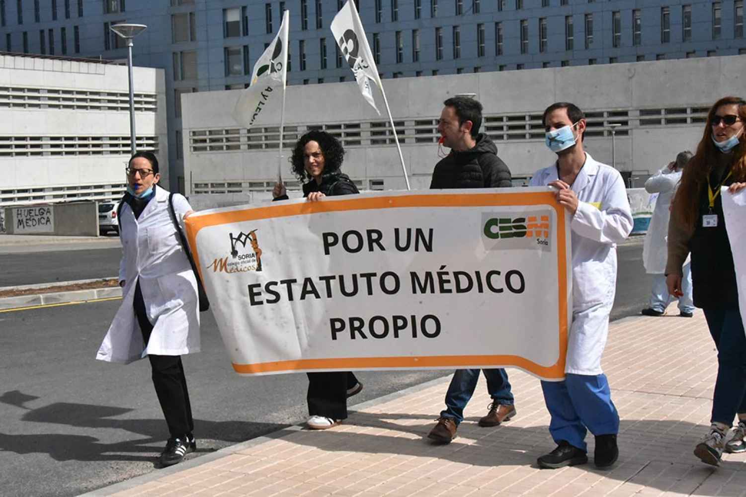Los médicos de Soria completan su semana de huelga en marzo