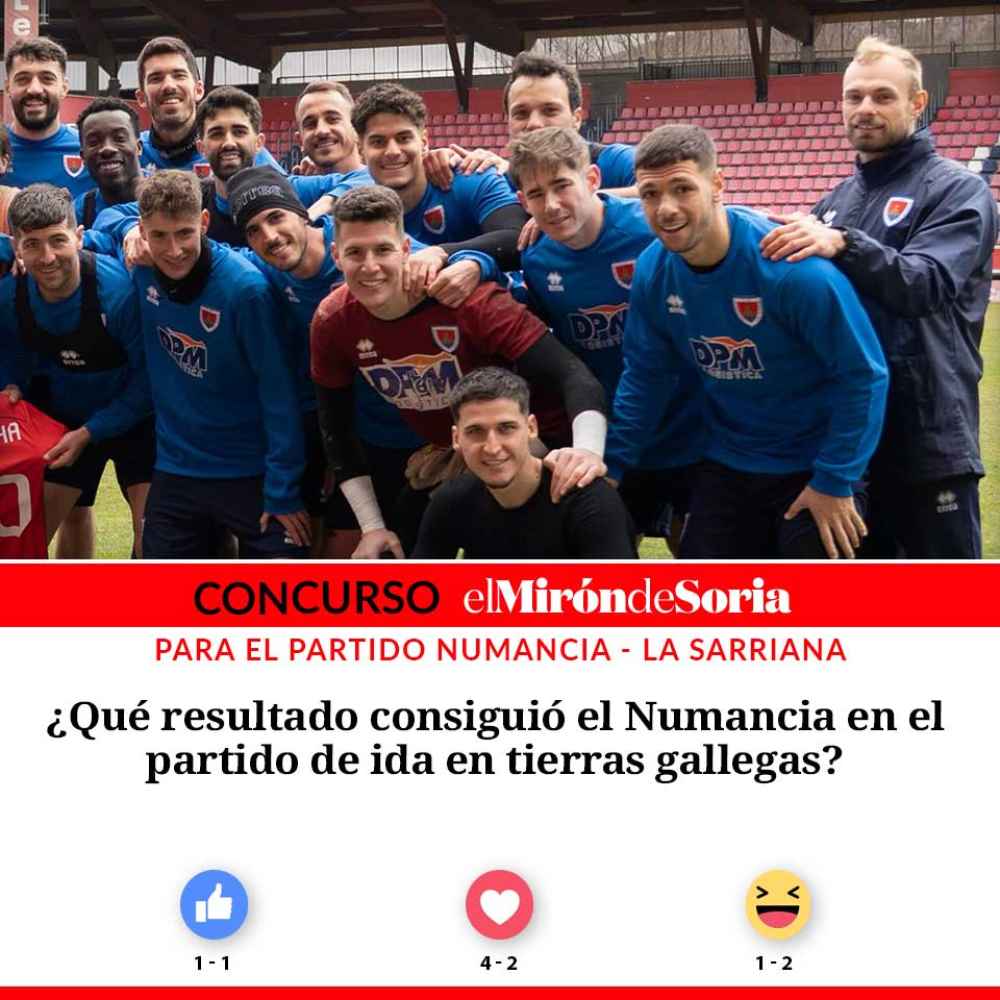 Gana dos entradas para ver el Numancia - La Sarriana