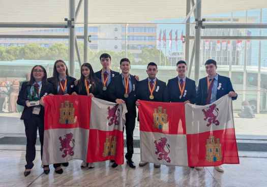 Estudiantes de FP de Castilla y León consiguen ocho medallas en Spainskills 2026 