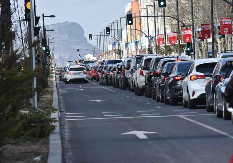 Manifestación en Soria contra la Zona de Bajas Emisiones