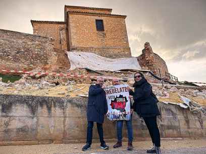 Soria ¡Ya! pone el derrumbe en iglesia de Villasayas como símbolo de abandono del patrimonio