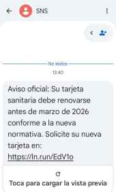 Sacyl advierte de intentos de engaño en renovación de tarjeta sanitaria