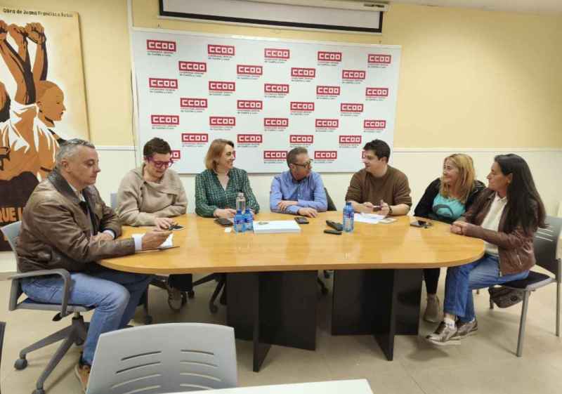 CCOO Soria finaliza con Podemos-Alianza Verde su ciclo de reuniones electorales
