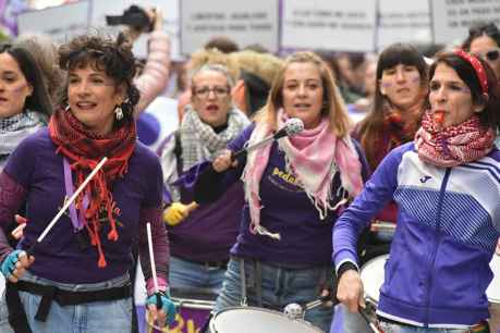Manifestación en Soria del Día Internacional de la Mujer