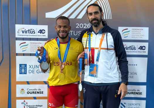 David José Pineda se cuelga cuatro medallas en Mundial Virtus