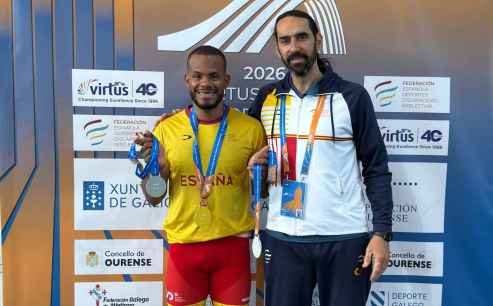 David José Pineda se cuelga cuatro medallas en Mundial Virtus