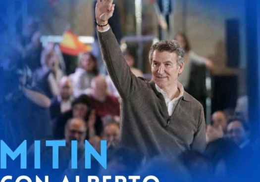 Núñez Feijóo hace campaña en Almazán y El Burgo de Osma