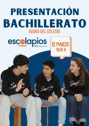 Los Escolapios presentan su oferta educativa en Bachillerato para 2026-27
