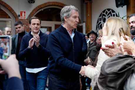 Feijóo apela al voto útil porque Vox "no va a sacar escaño en Soria"