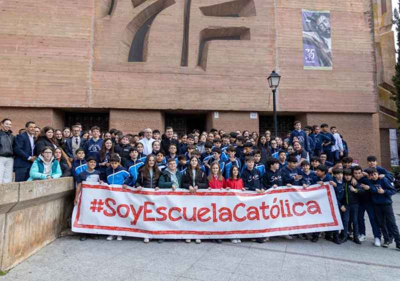 Los centros educativos de Escuelas Católicas en Soria celebran su proyecto educativo común