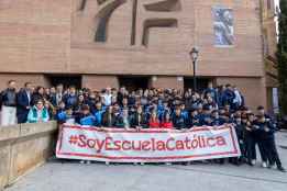 Los centros educativos de Escuelas Católicas en Soria celebran su proyecto educativo común