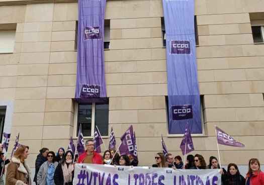 CCOO condena presunto asesinato machista en incendio de Miranda de Ebro