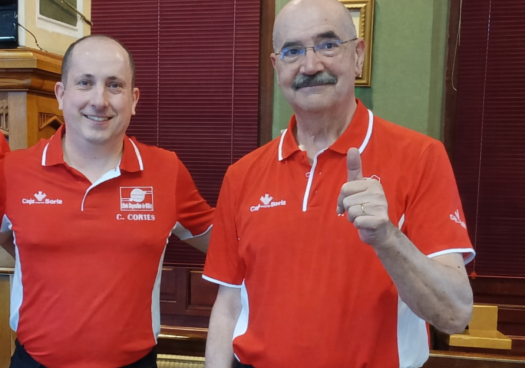 El CA Numancia vuelve a dominar podio regional de billar a tres bandas