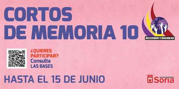 Convocatoria de “Cortos de Memoria” abierta hasta el 15 de junio