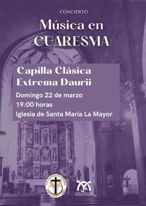 Segunda edición en Soria de Música en Cuaresma