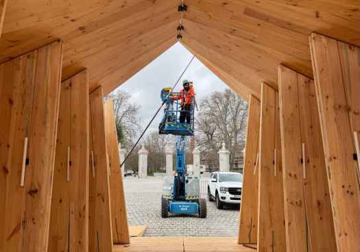 La madera se reivindica en Madrid en la arquitectura contemporánea