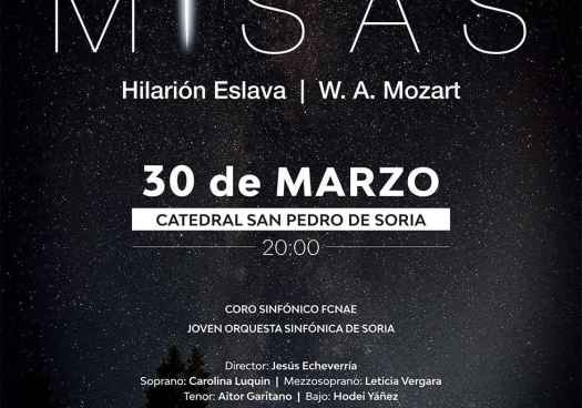 Concierto de la JOSS y la Federación de Coros de Navarra en concatedral de Soria