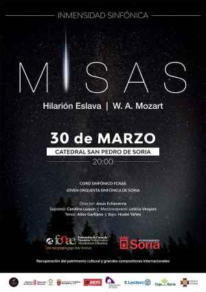 Concierto de la JOSS y la Federación de Coros de Navarra en concatedral de Soria