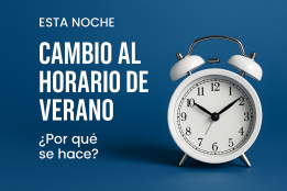 Esta madrugada llega el cambio al horario de verano