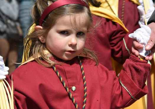 Procesión de "La Borriquilla" en la Semana Santa de Soria