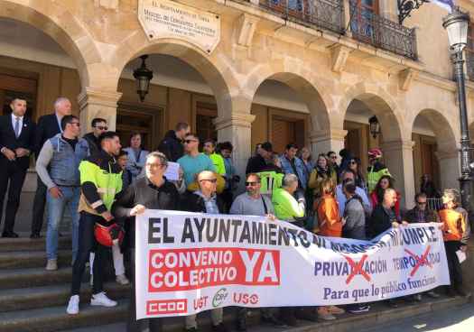 USO responsabiliza al Ayuntamiento de Soria de bloqueo en negociación colectiva