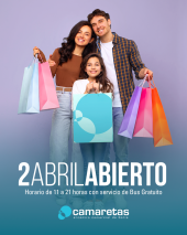 Apertura especial de Centro Comercial Camaretas en Semana Santa