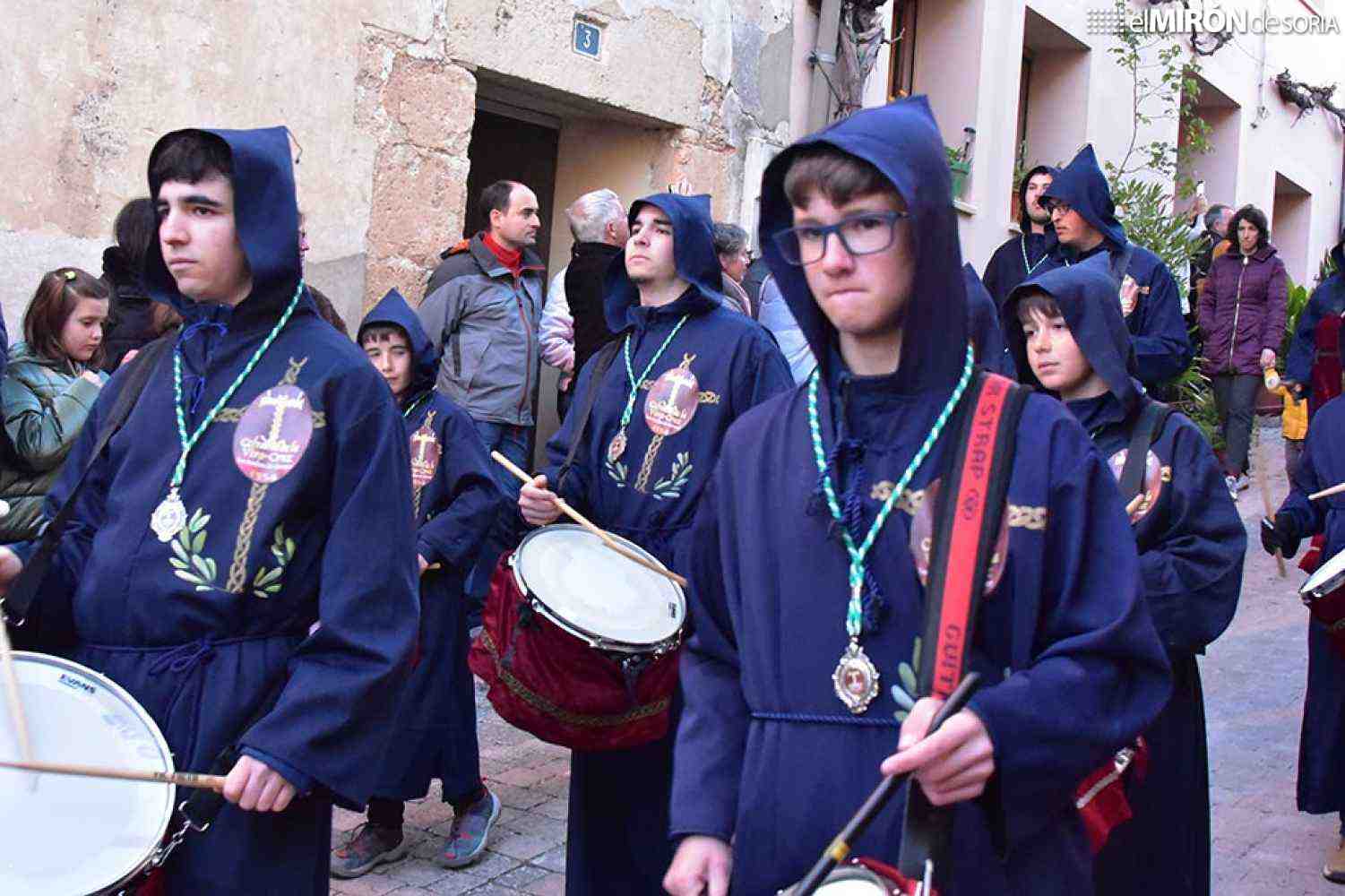 San Esteban de Gormaz celebra el Vía Crucis de los Quintos