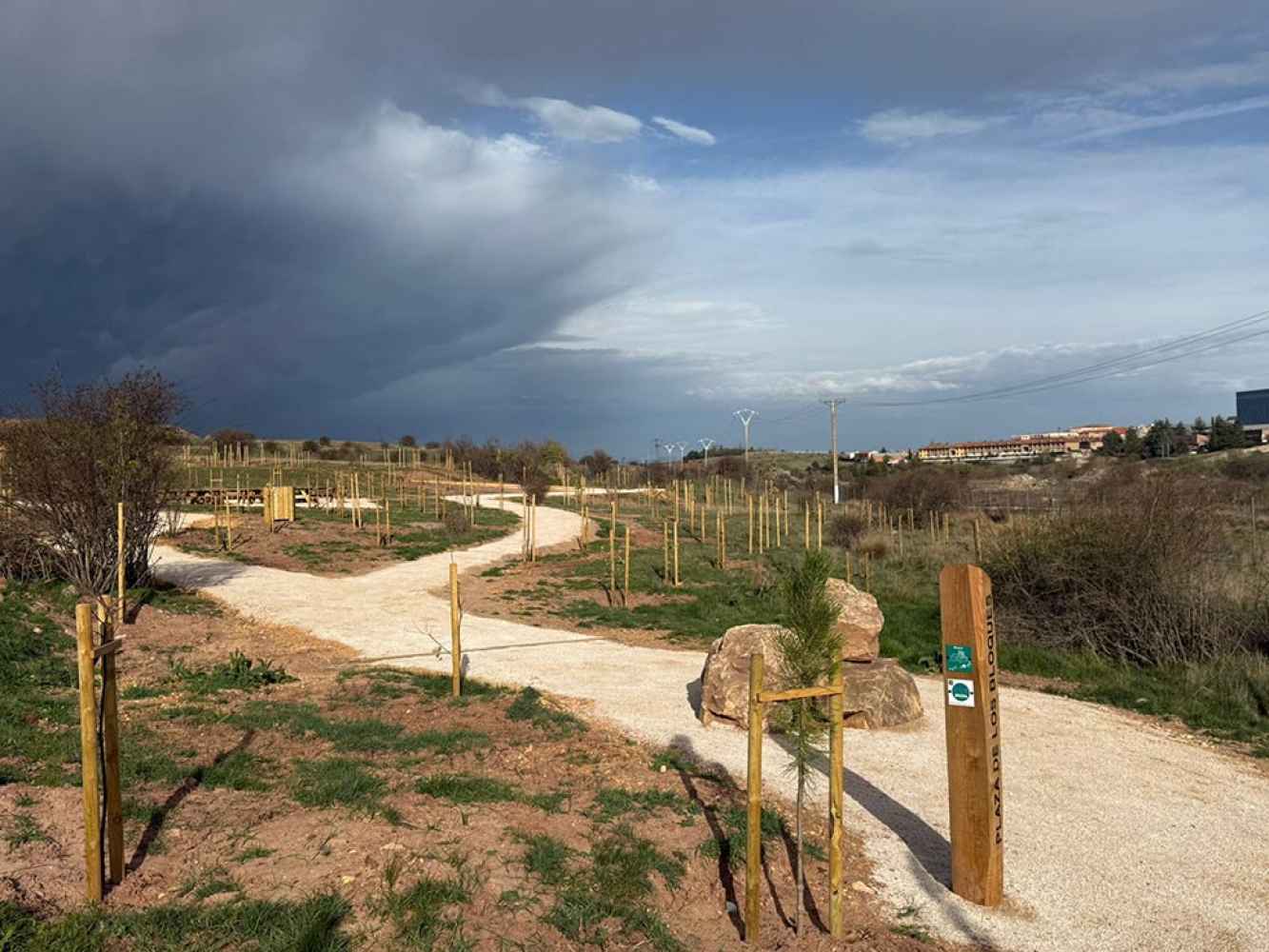 Parque geológico de Las Casas, en Soria