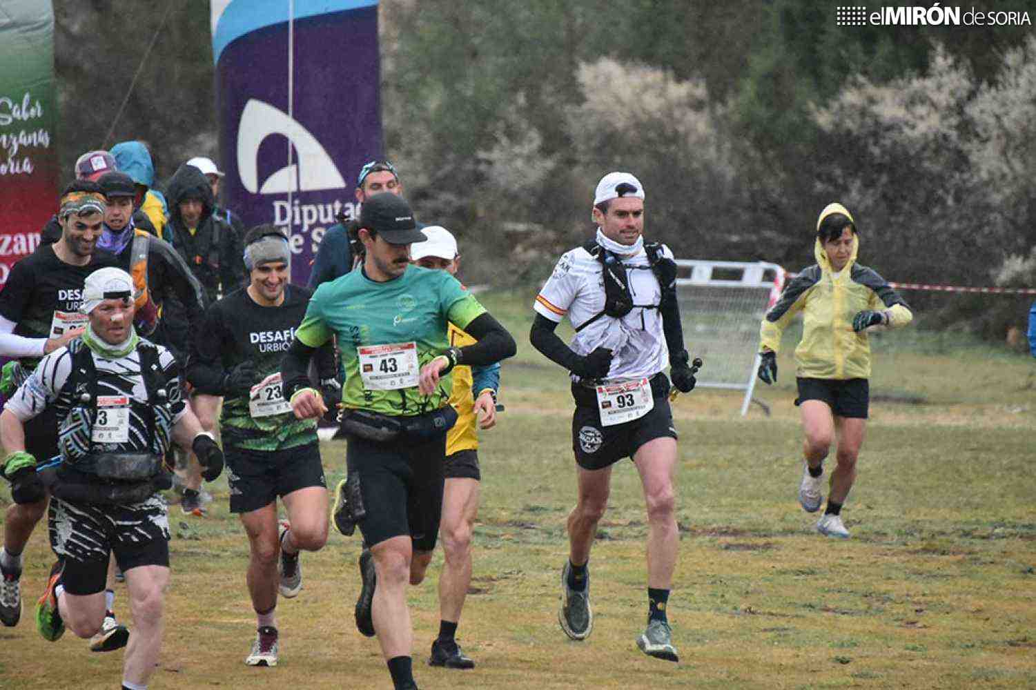 Yolanda Martín y Fernando Bocigas, ganadores del Arganza Trail en su décimo quinta edición