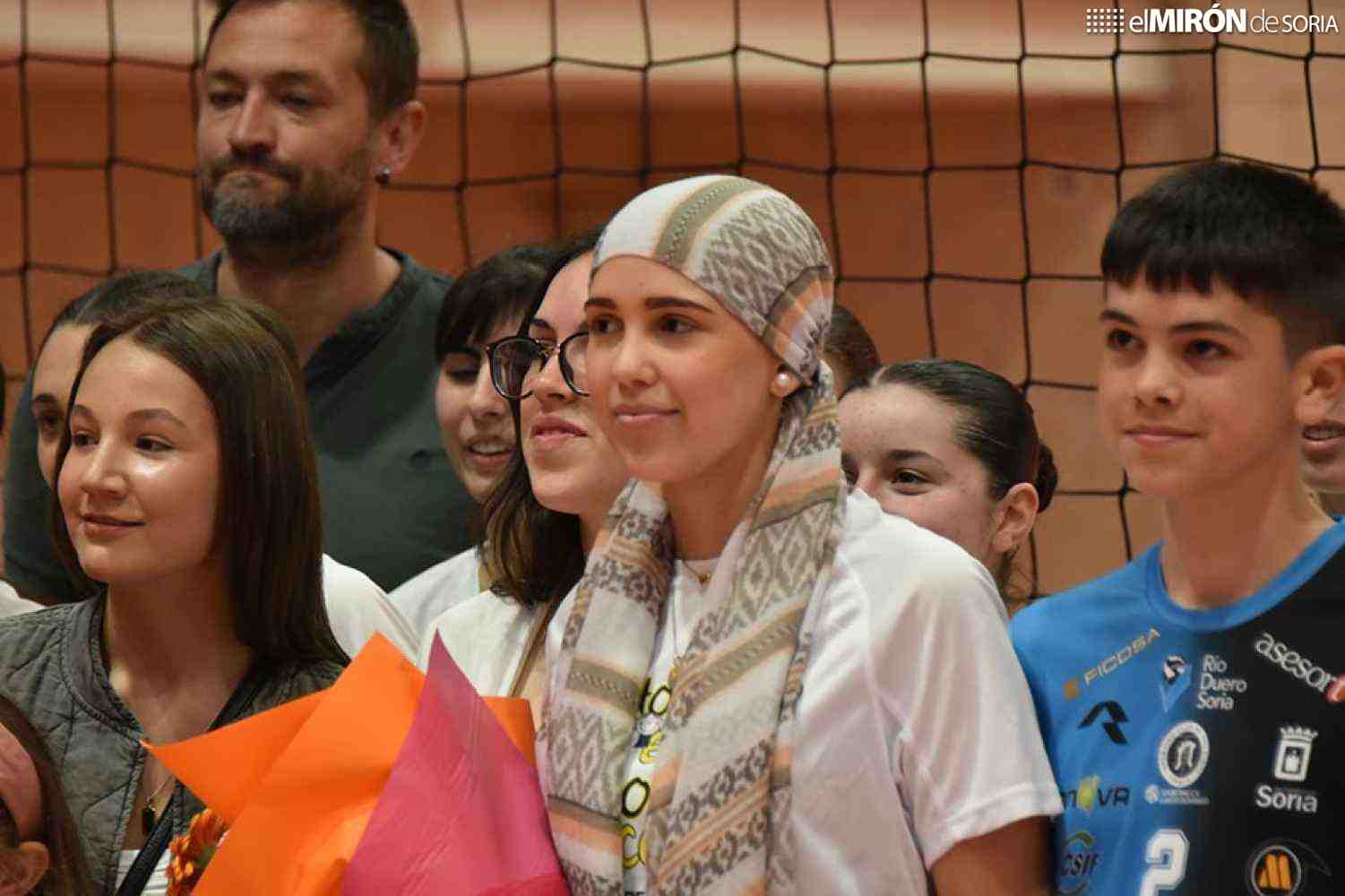 Todo el voleibol soriano apoya la lucha de Vera contra el cáncer