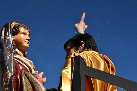 Encuentro de Jesús Resucitado y de la Virgen de la Alegría, en Soria