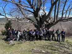 Paseo didáctico en monte de La Poveda de Soria para gestión forestal sostenible